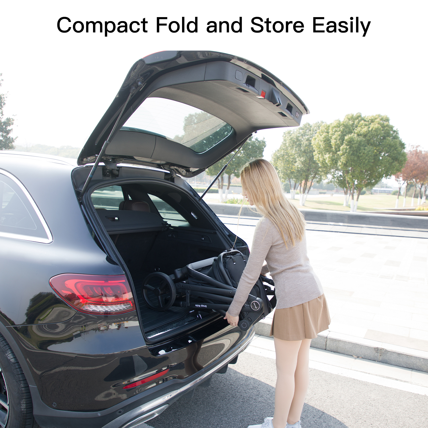 Gromast 3-in-1 Convertible Stroller with Reversible Seat