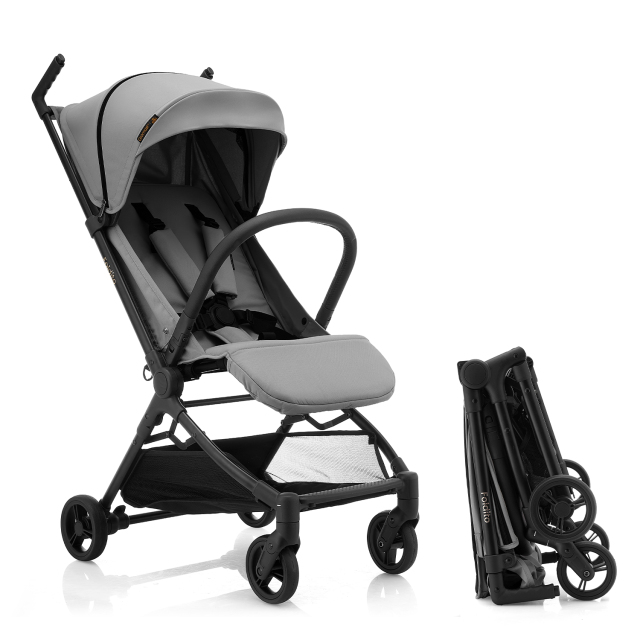 Gromast F2-Foldito Lightweight Stroller with Cabin-Size UPF 50+ Canopy