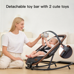 Gromast 2-in-1 Baby Bouncer and Rocker with Travel Bag