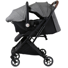 One-hand Folding ODM Compact Baby Stroller Travel System with R44 Car Seat