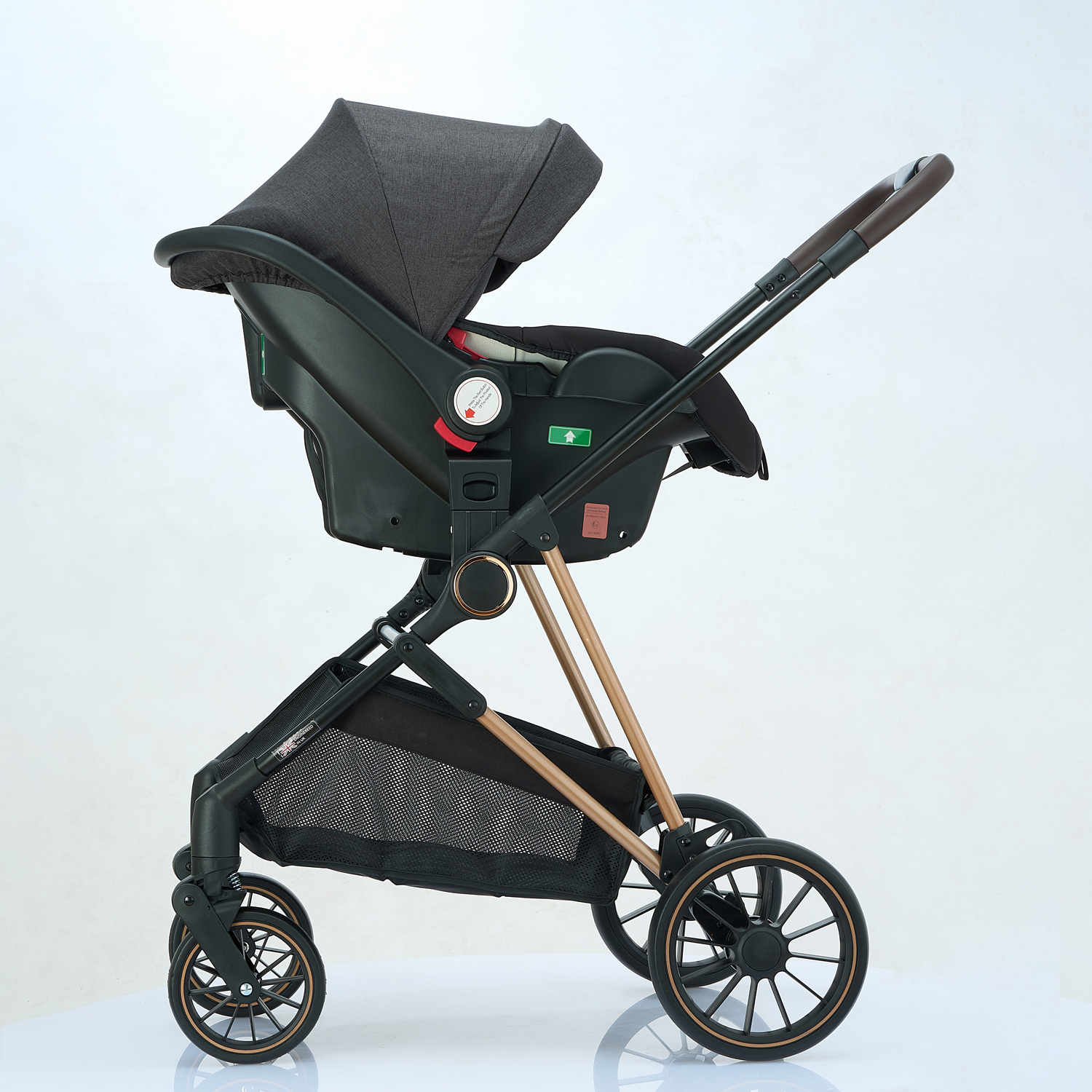 3-in-1 ODM Luxury Baby Stroller Travel System with i-Size Car Seat
