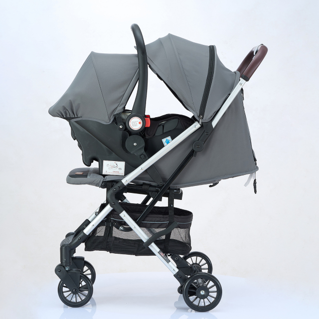 One-hand Folding ODM Compact Baby Stroller Travel System