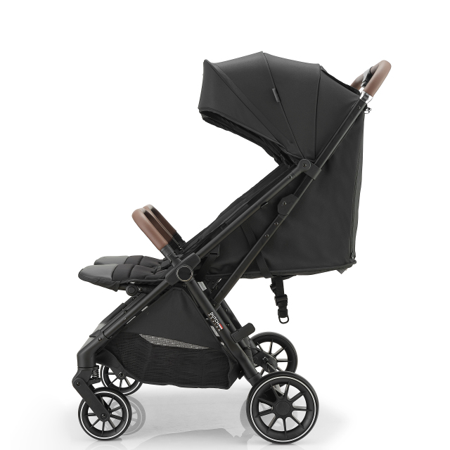 Auto-Fold ODM Twin Baby Stroller with Linked Brake and EVA Wheels