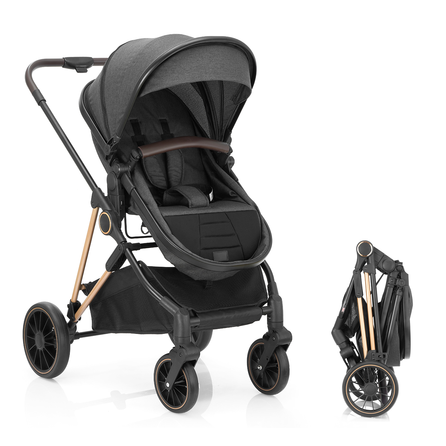 3-in-1 ODM Luxury Baby Stroller Travel System with i-Size Car Seat