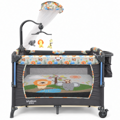 ODV9272 Steel Frame Baby Crib with Lowering Side Rail