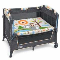 ODV9272 Steel Frame Baby Crib with Lowering Side Rail