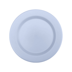 6Inch/8Inch/10Inch Biodegradable PLA Plate,Ningbo YoungHome Houseware Co., Ltd.,Degradable skirt edge plate, partition design+anti overflow edge