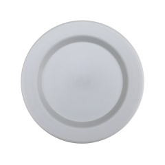 6Inch/8Inch/10Inch Biodegradable PLA Plate,Ningbo YoungHome Houseware Co., Ltd.,Degradable skirt edge plate, partition design+anti overflow edge