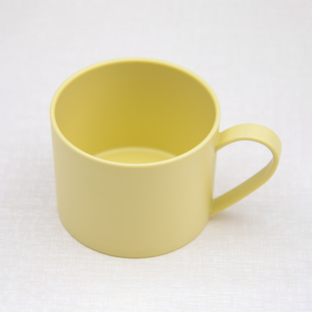 Direct supply from the source! 200ml PLA eco-friendly coffee cup, lightweight with handle design, warm and green grip,Ningbo YoungHome Houseware Co., Ltd.,200ml PLA eco-friendly coffee cup, lightweight with handle design