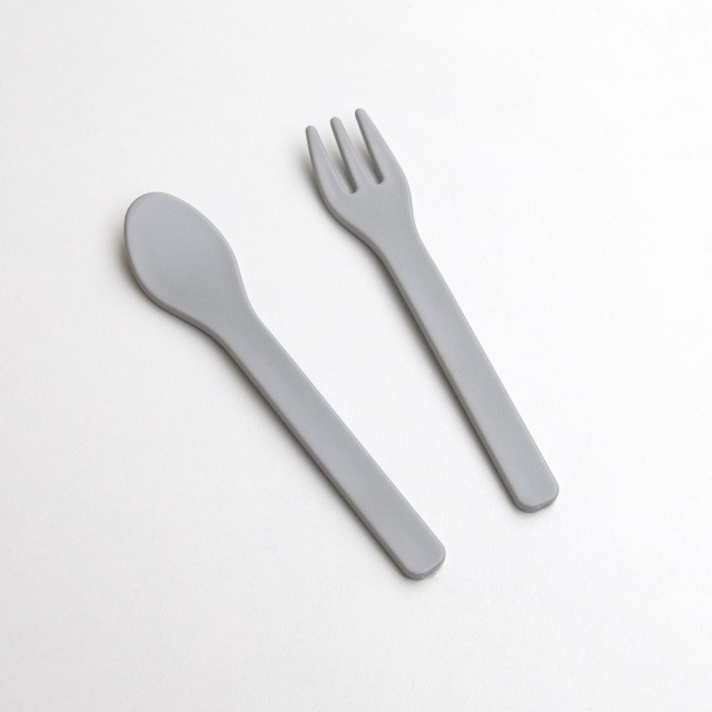 Biodegradable PLA Children's fork/spoon,Ningbo YoungHome Houseware Co., Ltd.,Specially designed for small hands! Lightweight anti slip fork spoon
