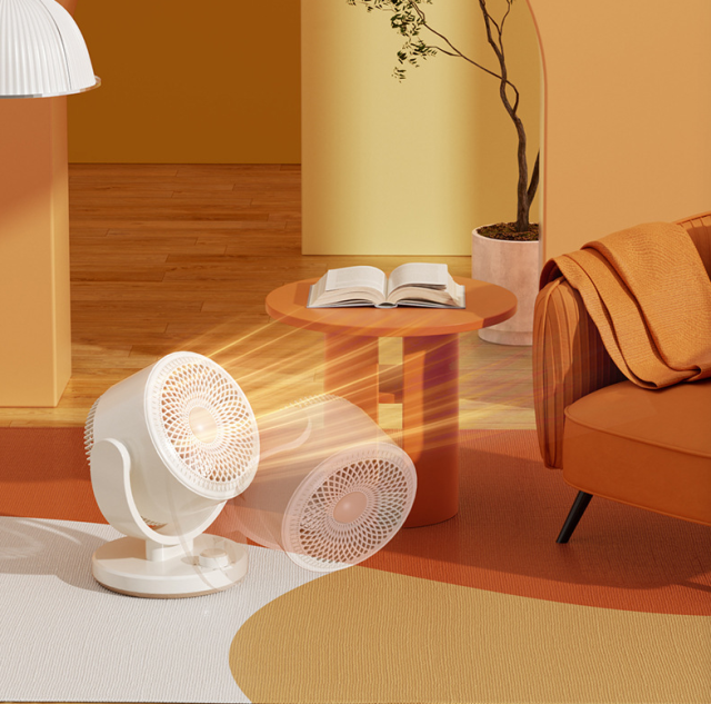 Small home office dormitory energy-saving desktop electric heater fan hot and cold dual-use heater,Ningbo YoungHome Houseware Co., Ltd.,Small home office dormitory energy-saving desktop electric heater fan