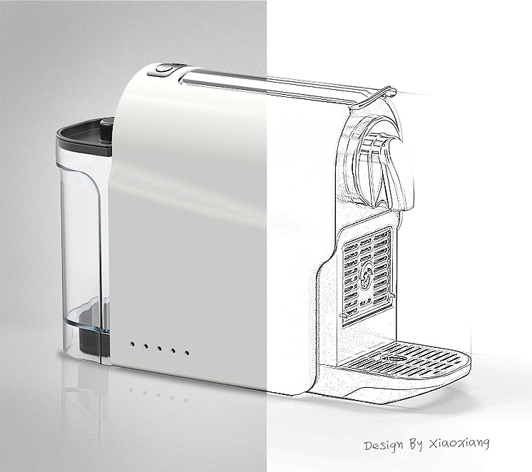Automatic coffee machine capsule coffee machine home Italian compatible Nespress coffee capsule source direct supply,Ningbo YoungHome Houseware Co., Ltd.,Fully automatic capsule coffee machine source factory