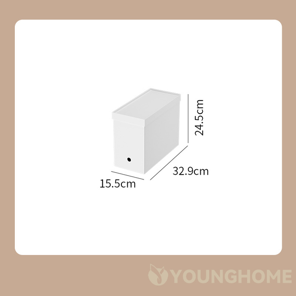 YOUNGHOME very practical right angle storage box storage box plastic box file storage,Ningbo YoungHome Houseware Co., Ltd.,M63015 right angle storage box storage box plastic box file storage