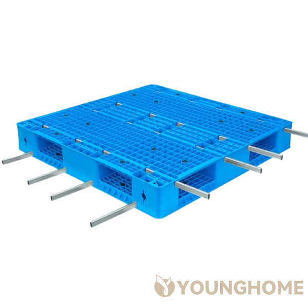 Custom Grid-design Plastic Logistics Pallets for Industrial Storage,Ningbo YoungHome Houseware Co., Ltd.,Grid plastic pallets, logistics pads, warehouse transfer pallets