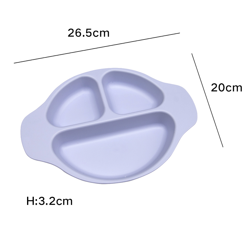 Specially designed for picky eaters! Fun three-tier PLA plate, scientifically divided meals, easy to achieve nutritional matching,Ningbo YoungHome Houseware Co., Ltd.,Fun three-tier PLA plate, easy to achieve nutritional matching
