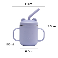 Specially designed for babies! Food grade PLA straw cup, leak proof and anti choking, easy to cultivate the habit of drinking water independently,Ningbo YoungHome Houseware Co., Ltd.,Specially designed for babies! Cultivate independent drinking habits