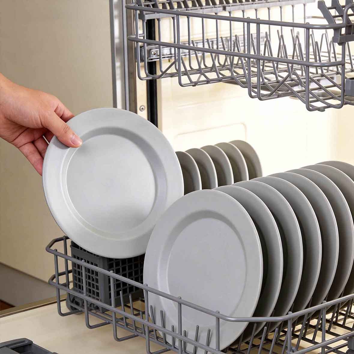 6Inch/8Inch/10Inch Biodegradable PLA Plate,Ningbo YoungHome Houseware Co., Ltd.,Degradable skirt edge plate, partition design+anti overflow edge