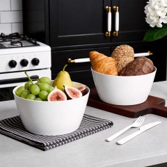 Beauty and environmental protection coexist! Large capacity PLA salad bowl, the perfect partner for light food feast,Ningbo YoungHome Houseware Co., Ltd.,Large capacity salad bowl, the perfect partner for light food feast