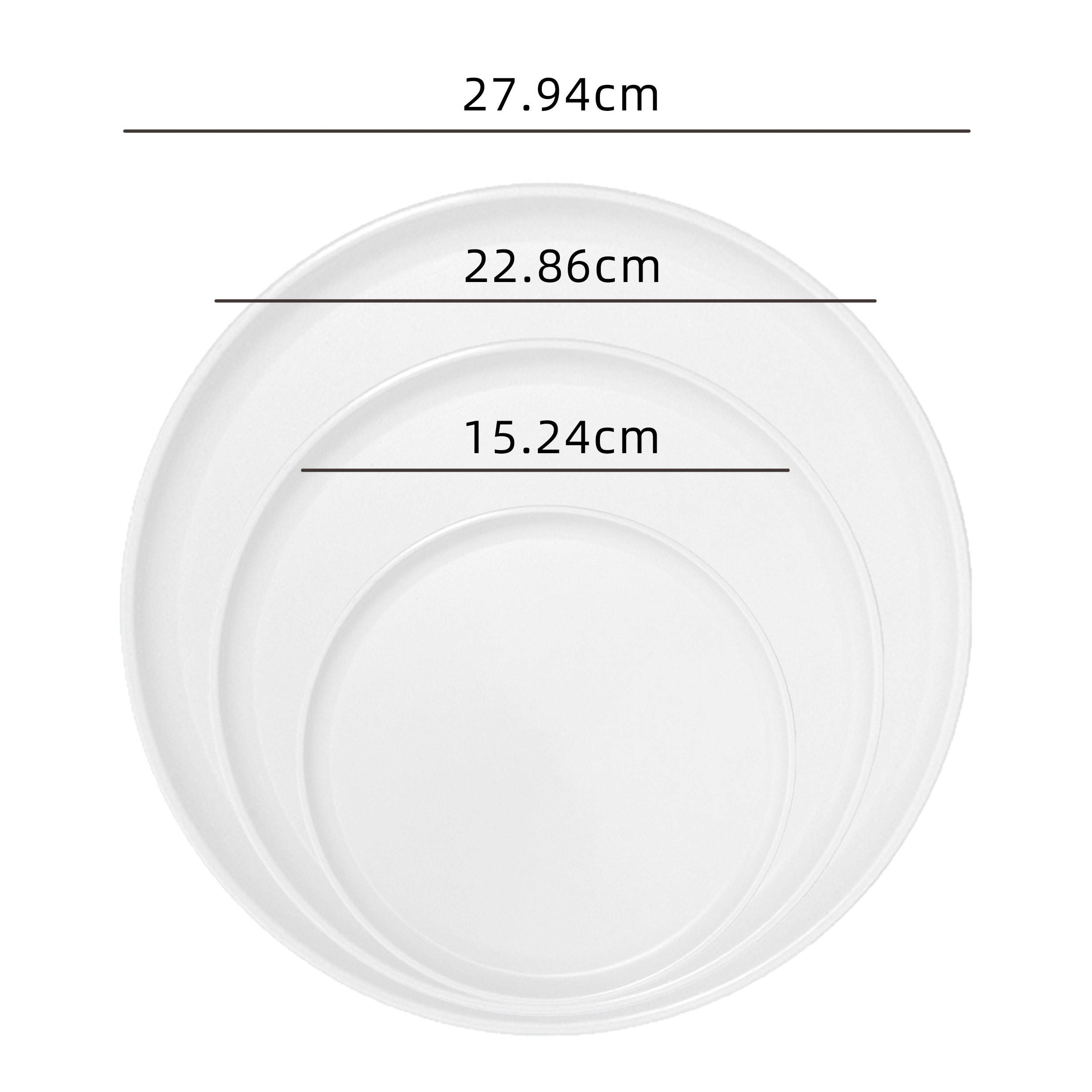 6inch/9inch/11inch Biodegradable PLA plate,Ningbo YoungHome Houseware Co., Ltd.,Redefine environmental aesthetics! Modern style right angled PLA plate