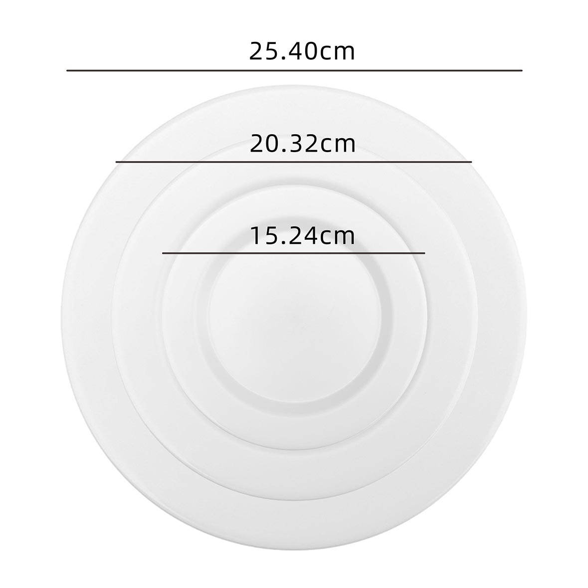6Inch/8Inch/10Inch Biodegradable PLA Plate,Ningbo YoungHome Houseware Co., Ltd.,Degradable skirt edge plate, partition design+anti overflow edge