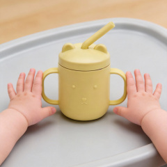 Specially designed for babies! Food grade PLA straw cup, leak proof and anti choking, easy to cultivate the habit of drinking water independently,Ningbo YoungHome Houseware Co., Ltd.,Specially designed for babies! Cultivate independent drinking habits