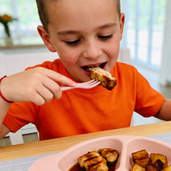 Biodegradable PLA Children's fork/spoon,Ningbo YoungHome Houseware Co., Ltd.,Specially designed for small hands! Lightweight anti slip fork spoon