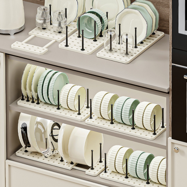 Expandable Tableware Drainer Pegboard Kitchen Storage Tray For Cups Plates Organizer,Ningbo YoungHome Houseware Co., Ltd.,Expandable Tableware Drainer Pegboard Kitchen Storage Tray For Cups Plates Organizer