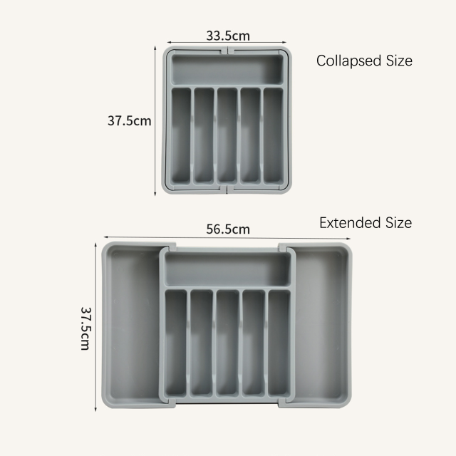 Adjustable Expandable Cutlery Drawer Tray Multi Grid Kitchen Storage Organizer Rack,Ningbo YoungHome Houseware Co., Ltd.,Adjustable Expandable Cutlery Drawer Tray Multi Grid Kitchen Storage Organizer Rack