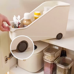 Rollable Cabinet Kitchen Storage Box For Pots Spice Lids Space Saving Organizer Tray,Ningbo YoungHome Houseware Co., Ltd.,Rollable Cabinet Kitchen Storage Box For Pots Spice Lids Space Saving Organizer Tray