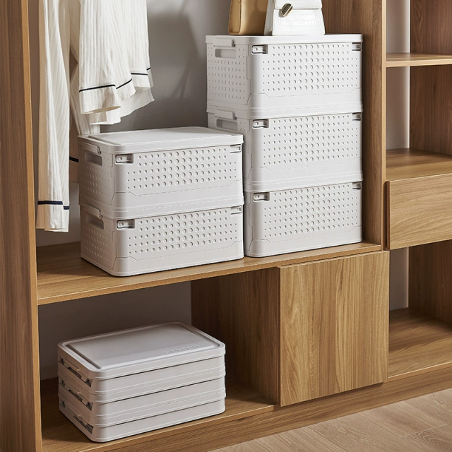 Portable Collapsible Plastic Storage Bin,Ningbo YoungHome Houseware Co., Ltd.,Portable Collapsible Plastic Storage Bin