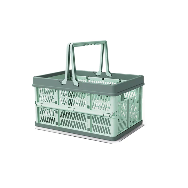 Collapsible Storage Basket, Hand‑held Shopping Basket,Ningbo YoungHome Houseware Co., Ltd.,