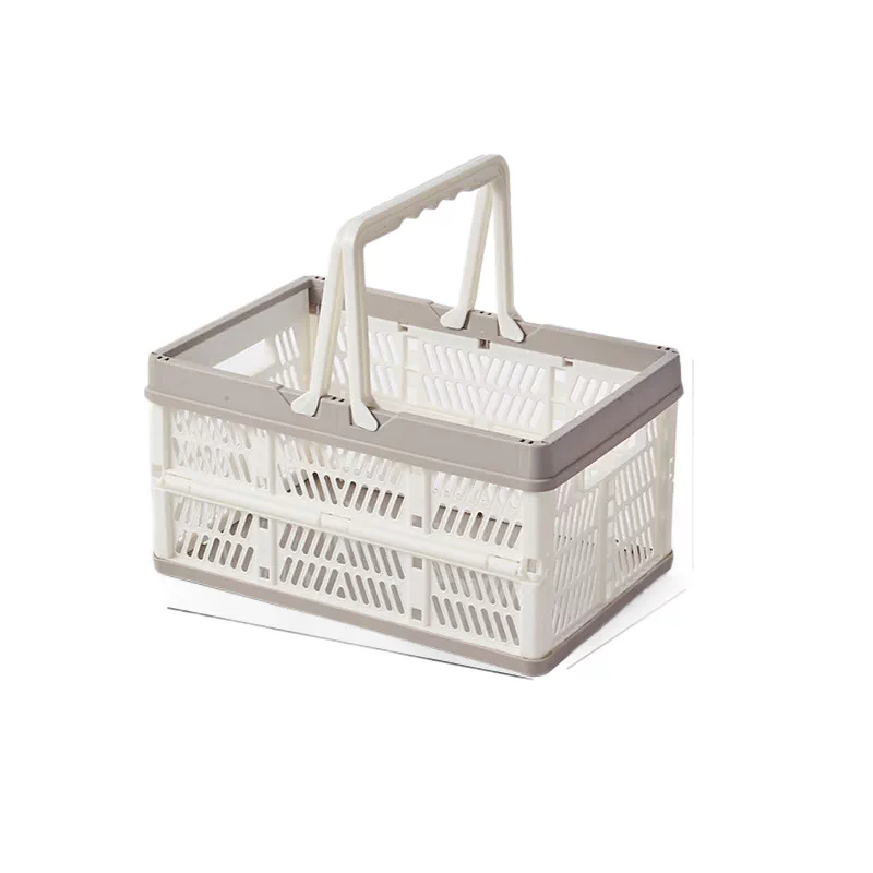 Collapsible Storage Basket, Hand‑held Shopping Basket,Ningbo YoungHome Houseware Co., Ltd.,