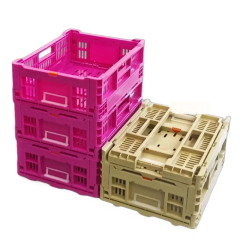 Collapsible Plastic Crate, Folding Turnover Crate,Ningbo YoungHome Houseware Co., Ltd.,Collapsible Plastic Crate, Folding Turnover Crate