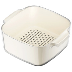 Double Layer Vegetable Washing Bowl,Ningbo YoungHome Houseware Co., Ltd.,Double Layer Vegetable Washing Bowl