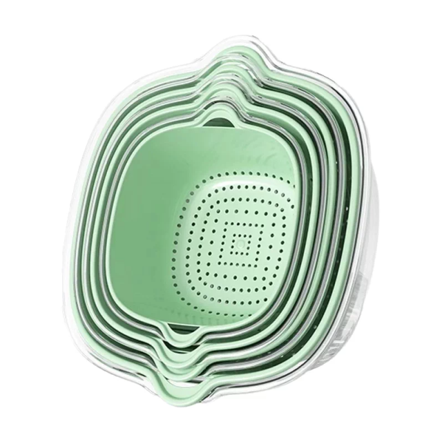Double Layer PET Fruit & Vegetable Colander,Ningbo YoungHome Houseware Co., Ltd.,Double Layer PET Fruit & Vegetable Colander