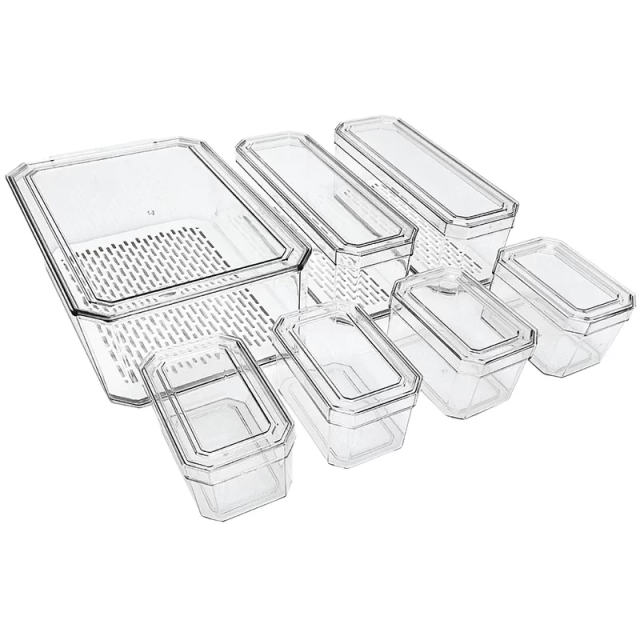 Transparent Fridge Storage Box for Fruits & Vegetables,Ningbo YoungHome Houseware Co., Ltd.,Transparent Fridge Storage Box for Fruits & Vegetables