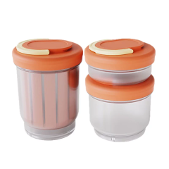 Round Portable Salad Cup,Ningbo YoungHome Houseware Co., Ltd.,Round Portable Salad Cup