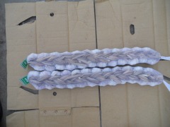 ضفائر الثوم الطازج