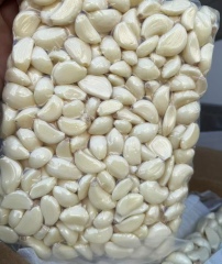 Fresh peeled garlic