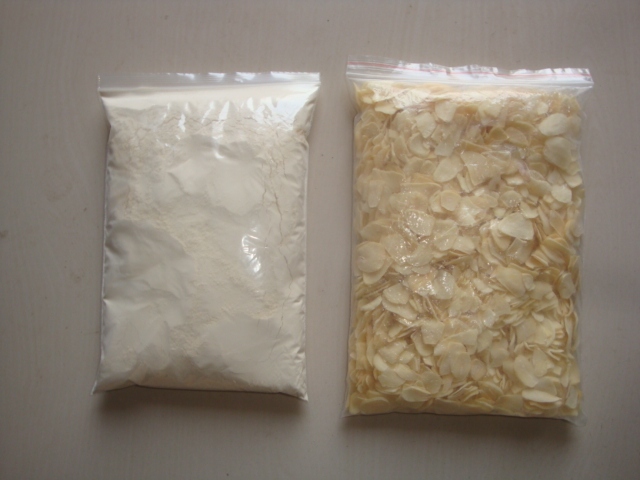 رقائق الثوم المجففة