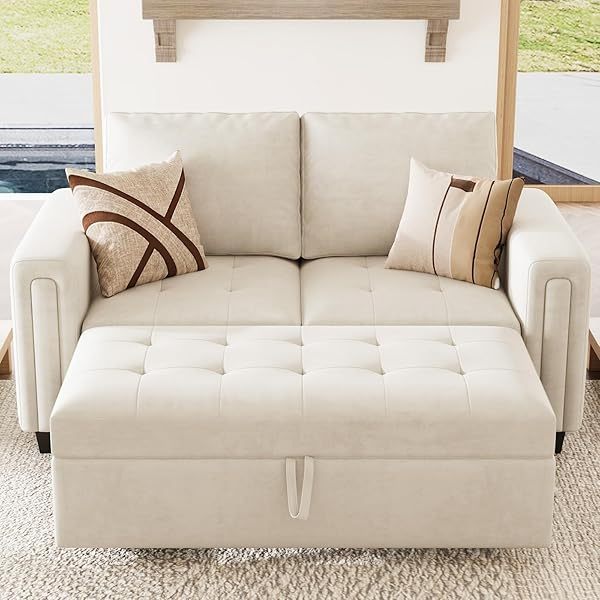 Sofá cama modular seccional con sofá cama extraíble Sofá cama modular de dos plazas