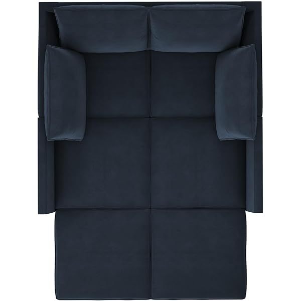 Sofá cama modular seccional con espacio de almacenamiento Sofás cama seccionales de terciopelo
