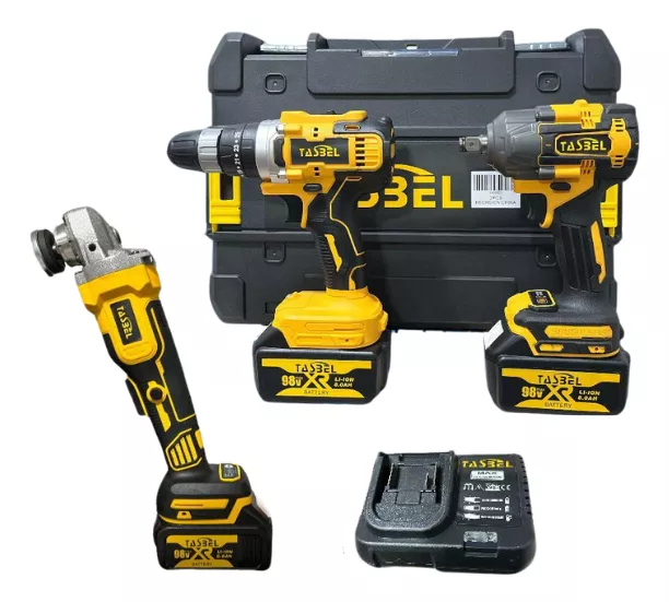 Herramientas Taladro , Esmeril Y Llave De Impacto 98v