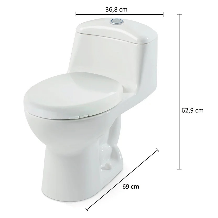 Combo de Baño: Sanitario Manantial Pro + Mueble Aluvia + Grifería Nogal + Accesorios (Jabonera, percha, toallero argolla, portarrollo) Corona