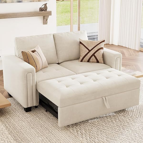 Sofá cama modular seccional con sofá cama extraíble Sofá cama modular de dos plazas