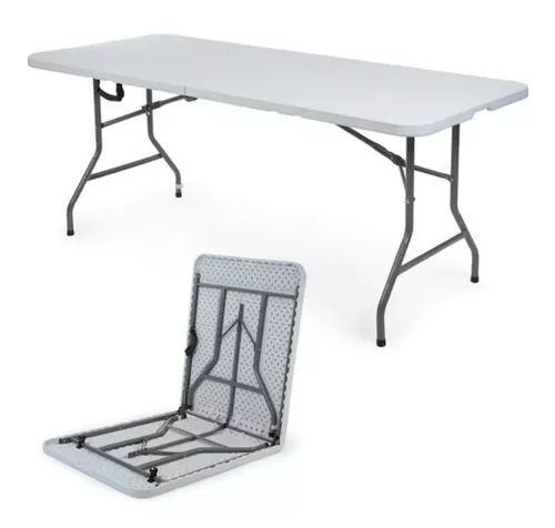 Mesa Plegable Portafolio Plástico 180cm Jardín