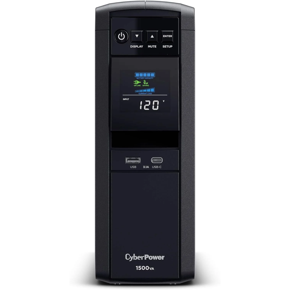 CP1000PFCLCD PFC Sinewave UPS 1000VA 600W PFC Compatible Mini