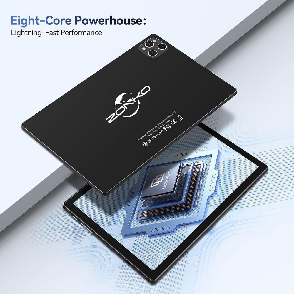 Oferta flash - compra rápida y ahorra-Tableta WiFi 5G de 10 pulgadas, 128 GB de ROM