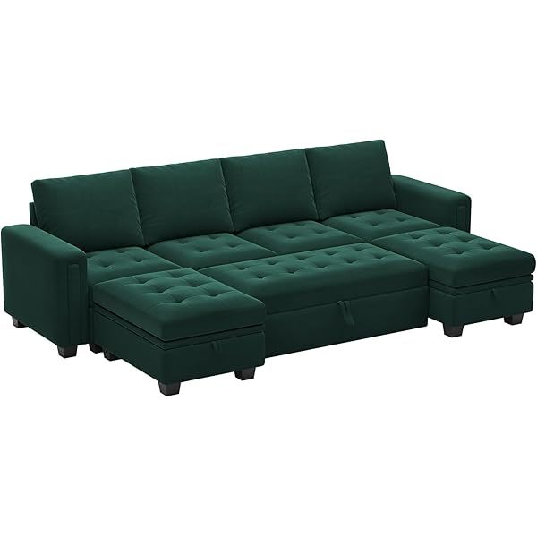 Sofá cama modular seccional con sofá cama extraíble Sofá cama modular de dos plazas