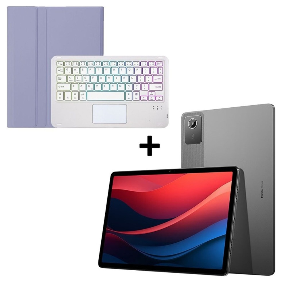 Pad 2024 8+128 Gris TB331FC+Morado Teclado iluminado